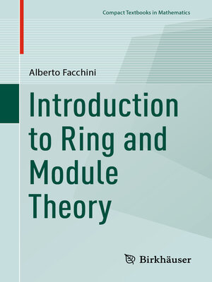 cover image of Introduction to Ring and Module Theory